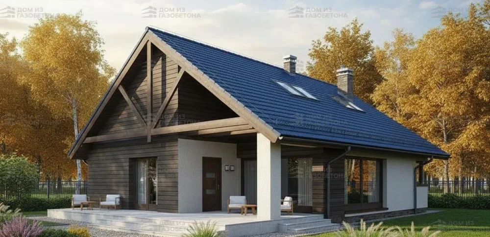 Проект Двухэтажный дом 11 на 16, 154 м2