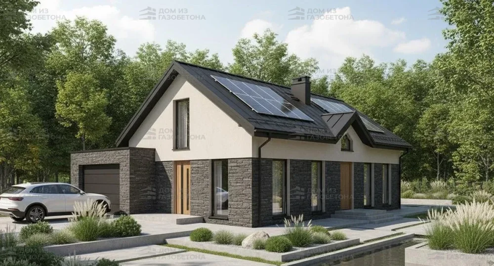 Проект Двухэтажный дом 15 на 10, 184 м2