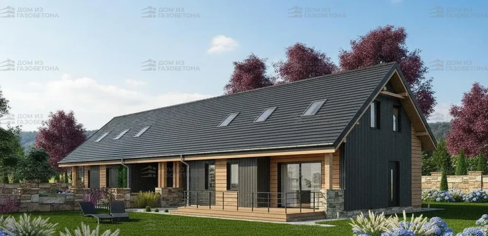 Проект Двухэтажный дом 28 на 9, 112 м2