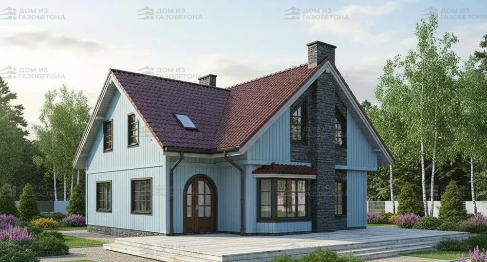 Проект Двухэтажный дом 10 на 17, 209 м2