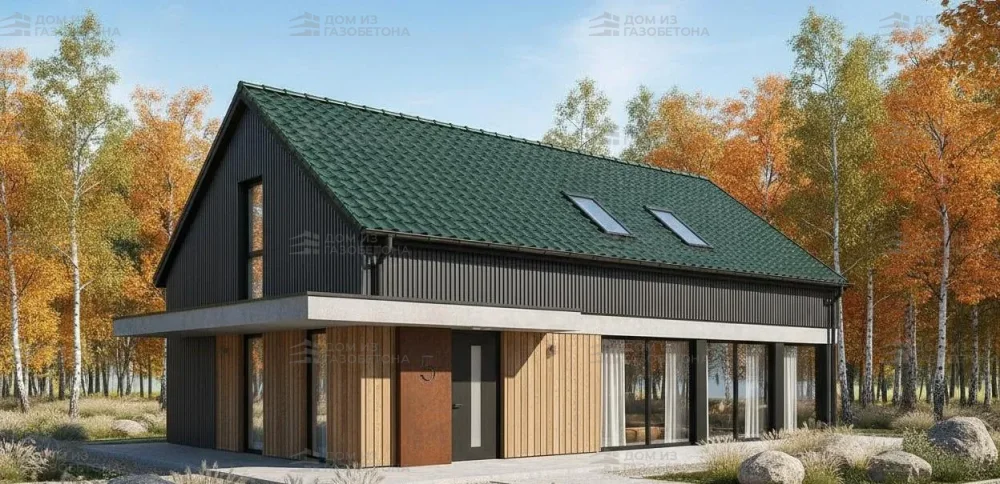 Проект Двухэтажный дом 11 на 19, 164 м2