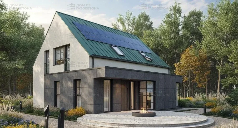 Проект Двухэтажный дом 11 на 12, 149 м2