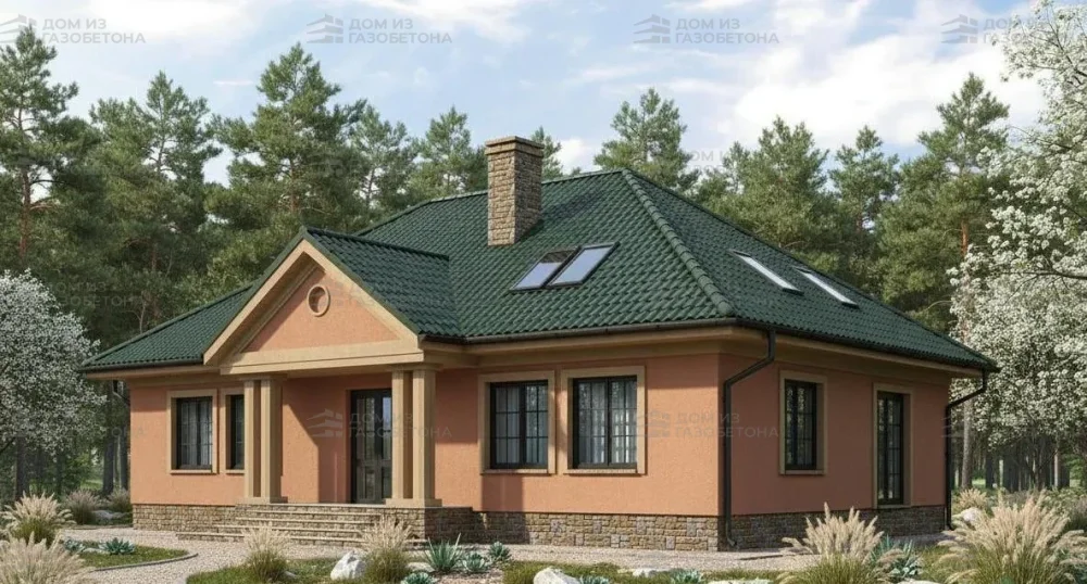 Проект Двухэтажный дом 16 на 14, 193 м2