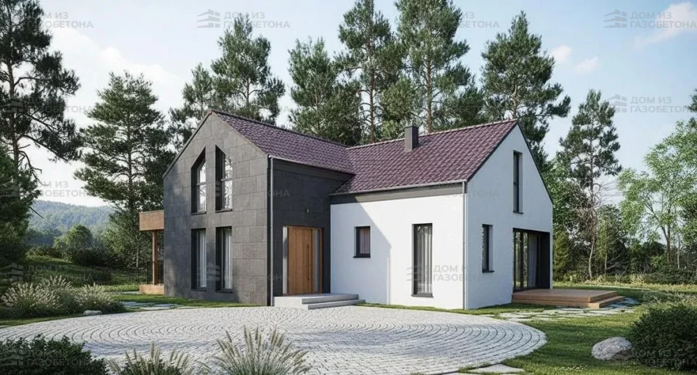 Проект Одноэтажный дом 14 на 9, 100 м2