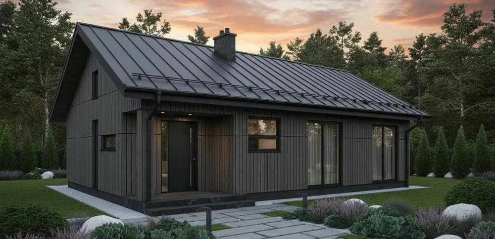 Проект Одноэтажный дом 12 на 10, 85 м2